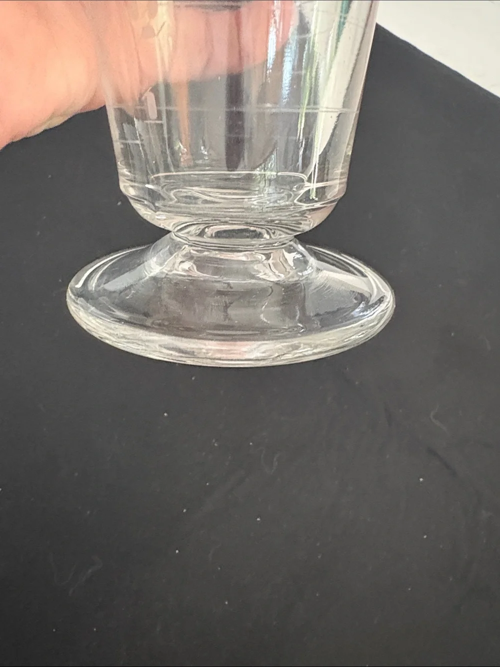 Antique Glass Apothecary Graduate Beaker 16 oz / 1 Pint